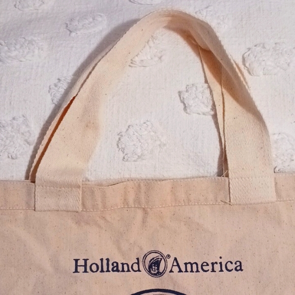 Vintage Holland American Cruise Line Canvas Tote 🛳 - Picture 3 of 6